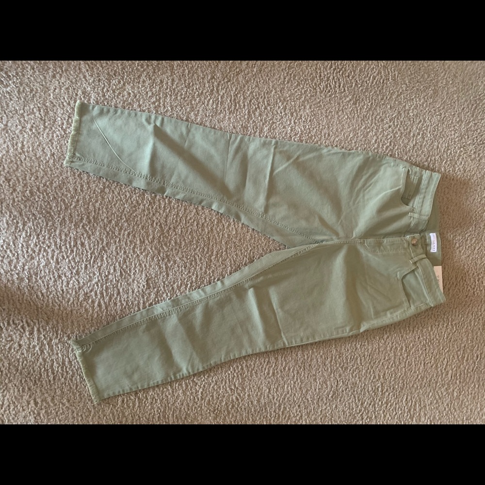 High waist skinny crop